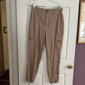 GAP Women's Khaki Cargo Joggers